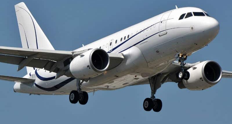 Airbus A318 intérieur en cuir