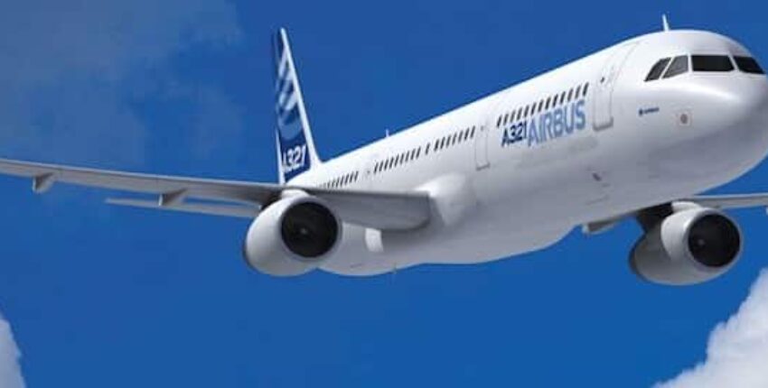 airbus A321 en vol