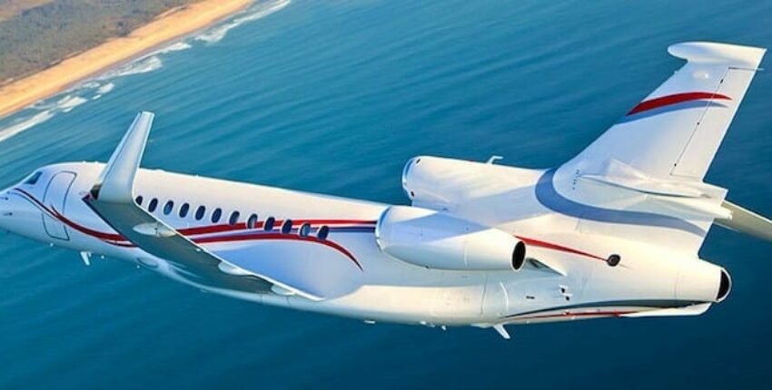 Falcon 7x en vol