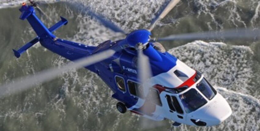 **Yoast SEO Requête Cible** : hélicoptère HN 175

**Texte Alternatif Image** : Hélicoptère HN 175 survolant vagues agitées.