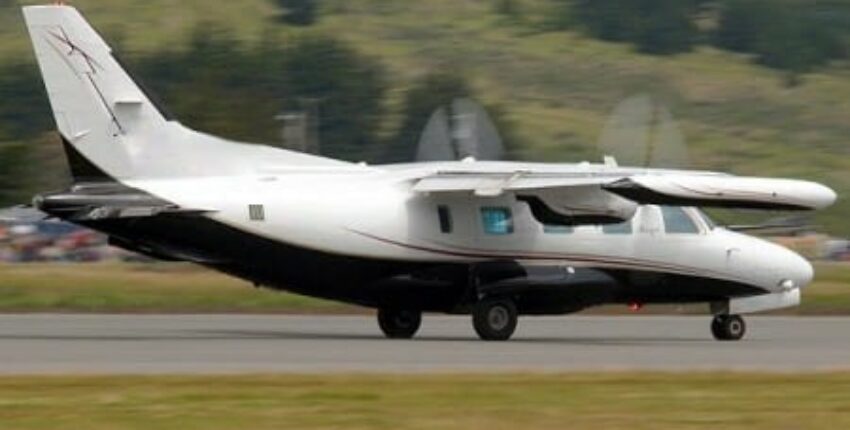 location de jet privé, Mitsubishi MU-2 décolleté.