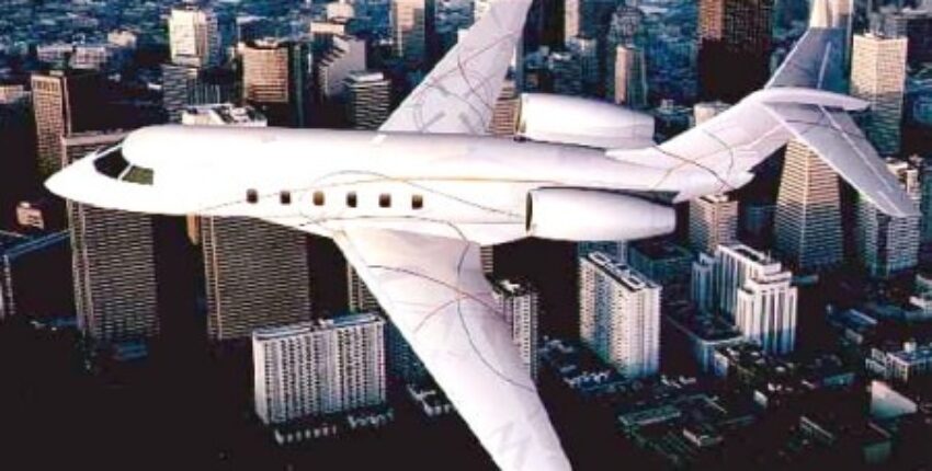 Challenger 300 en vol