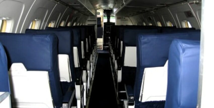 Location jet privé - Intérieur d'un EMBRAER ERJ 120.