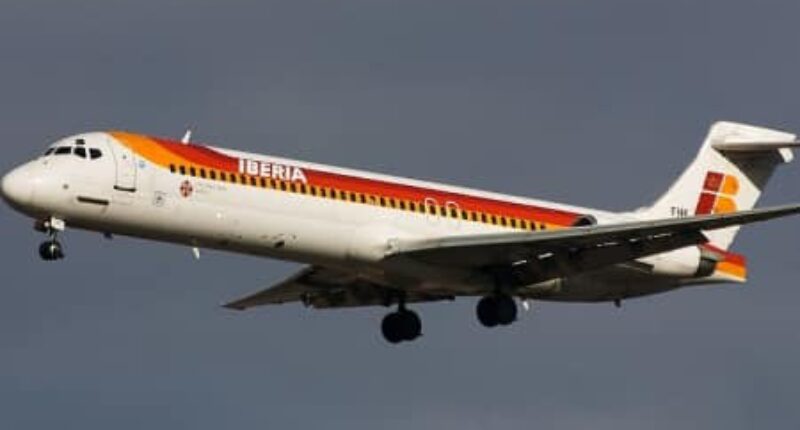 location jet privé - Cabine MD 87 avec sièges gris