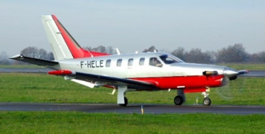 TBM 850 sur la piste