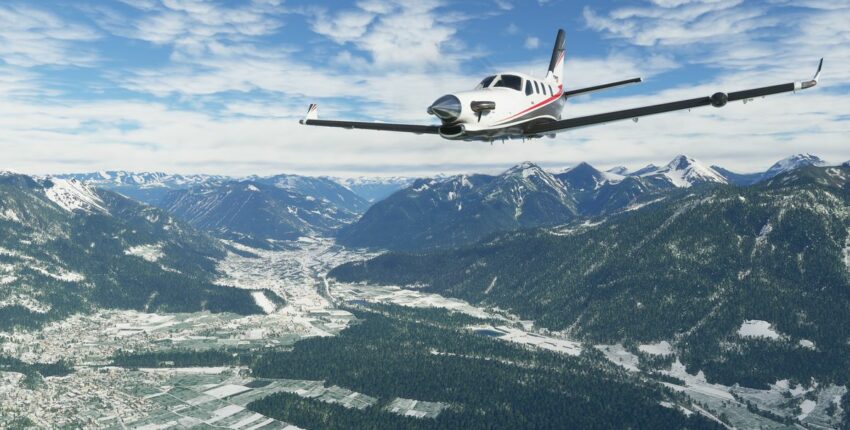 TBM 850 en vol