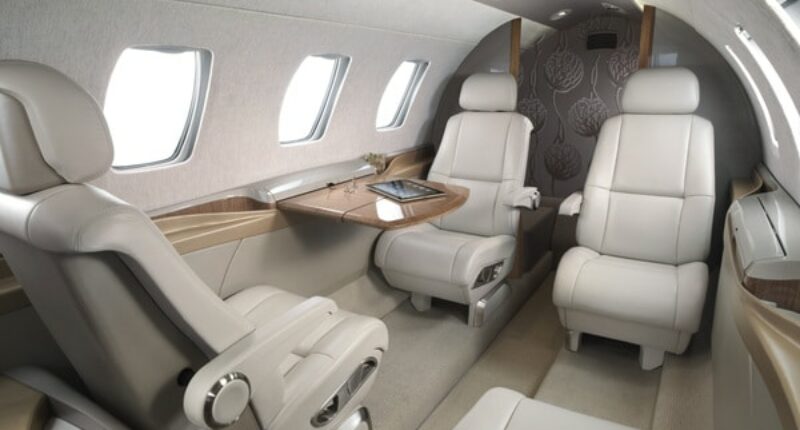 Cabine intérieur Citation Jet CJ