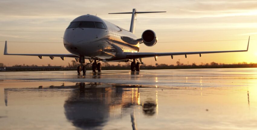 Challenger 850 sur le tarmac