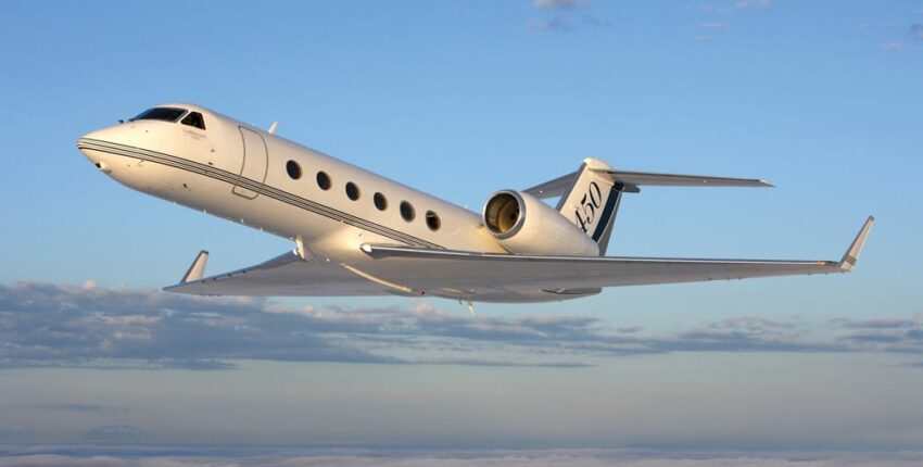 Gulfstream G450 au décollage