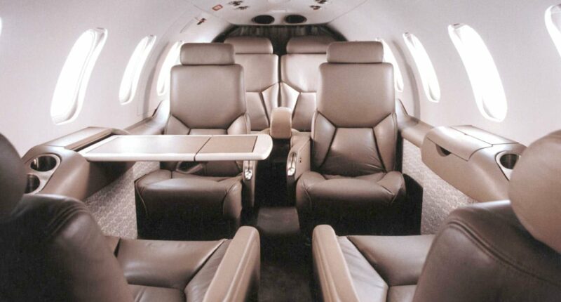 JET PRIVÉ LEARJET 35 intérieur