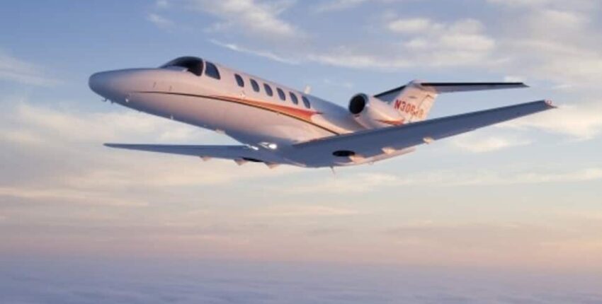 Cessna Citation CJ2 en vol
