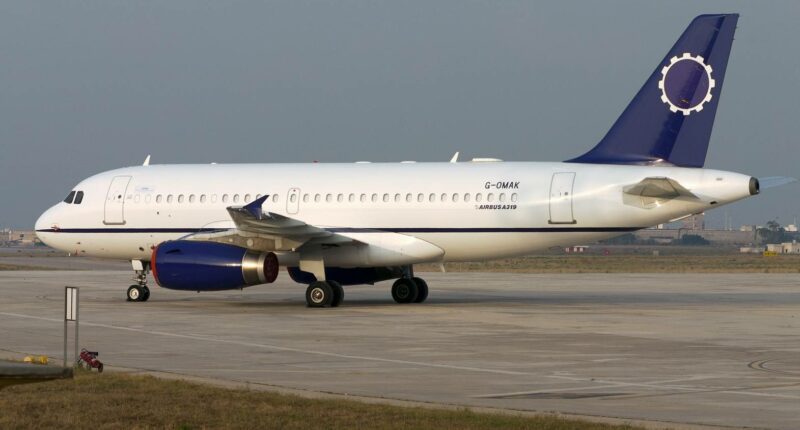intérieur luxueux beige airbus A319-C