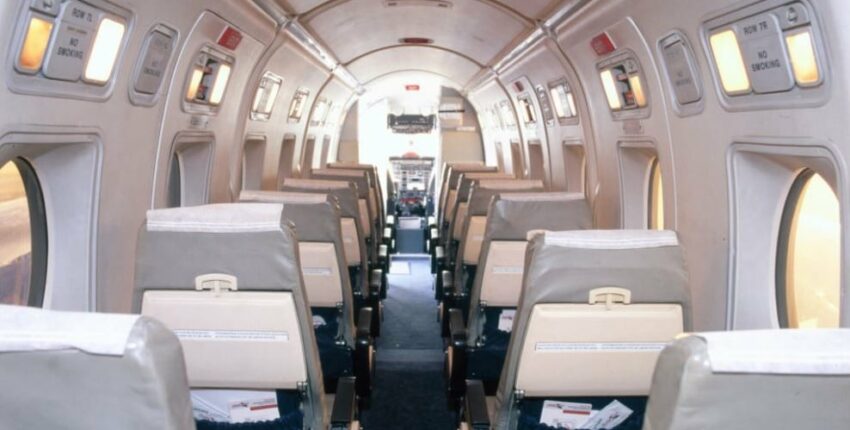 location de jet privé, intérieur d'un Beech 1900D