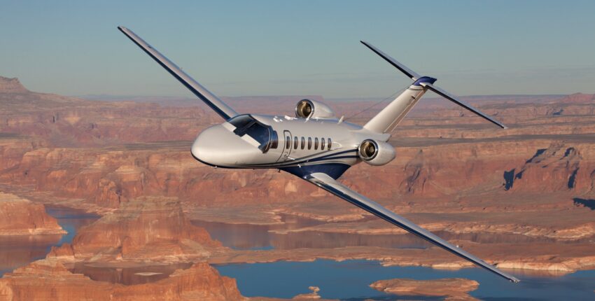 CITATION CJ3 en vol
