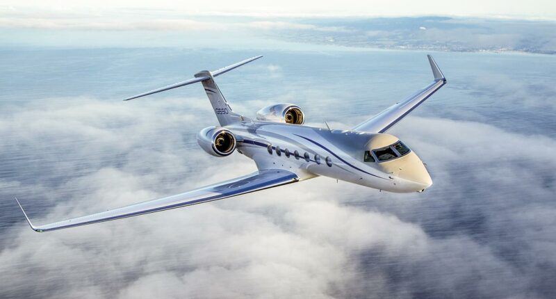 G550 jet privé intérieur