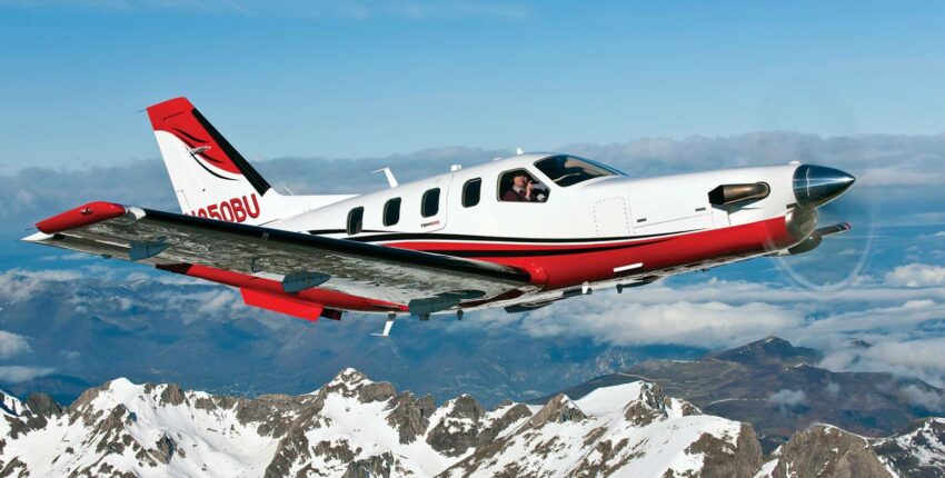 TBM 850 en vol
