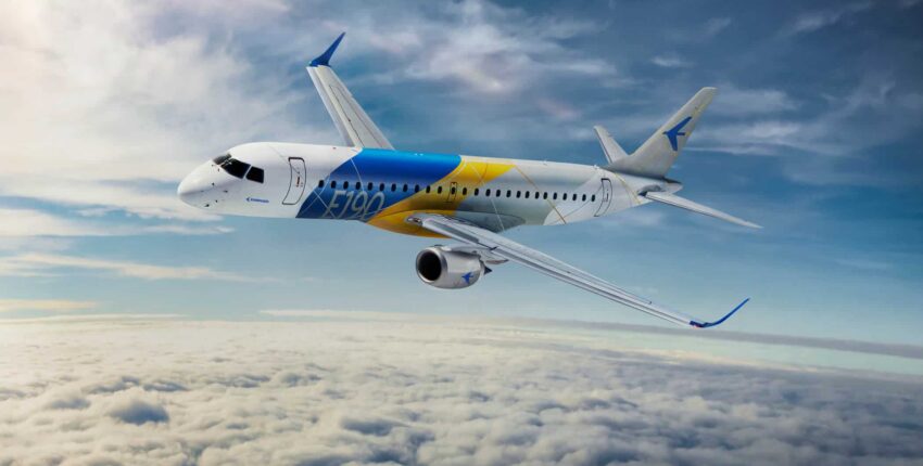 Embraer 190 en vol