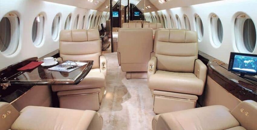 Falcon 900 intérieur