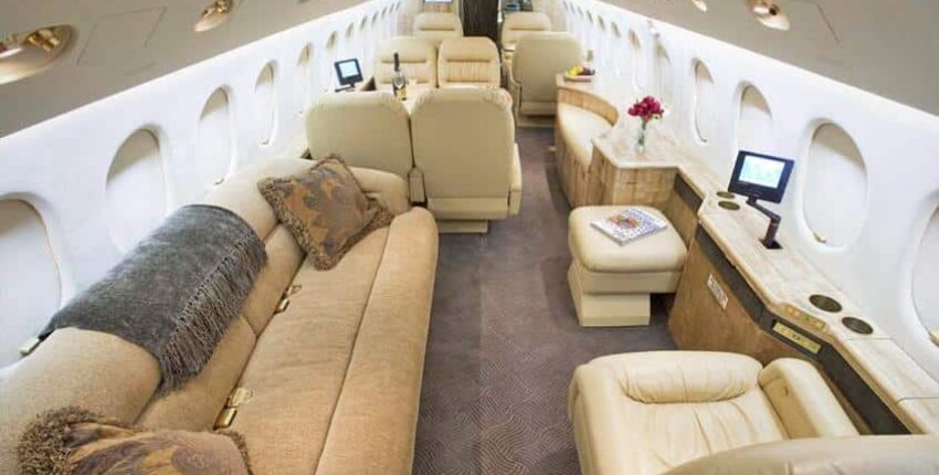 Falcon 900 intérieur