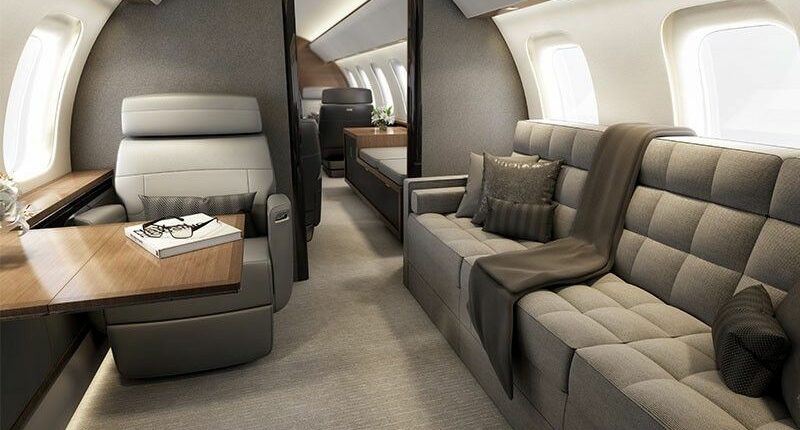 Global 6000 vue intérieure