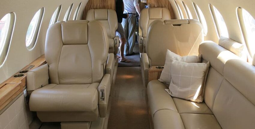 Falcon 50 intérieur cabine