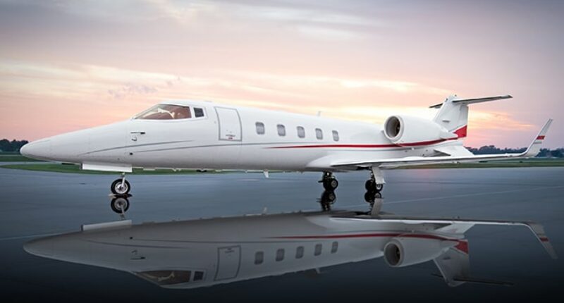 location de jet privé - Intérieur luxueux du Learjet 60
