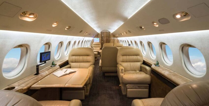 Falcon 900 intérieur