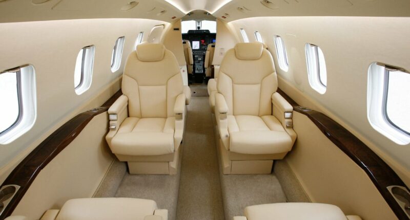 Piaggio avanti P180 vue intérieure