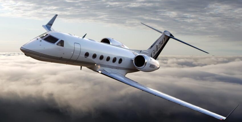 Gulfstream G450 au décollage