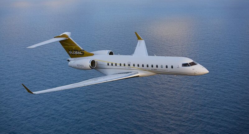 jet privé global express intérieur