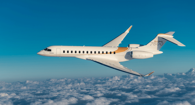 Global 7500 vue intérieure