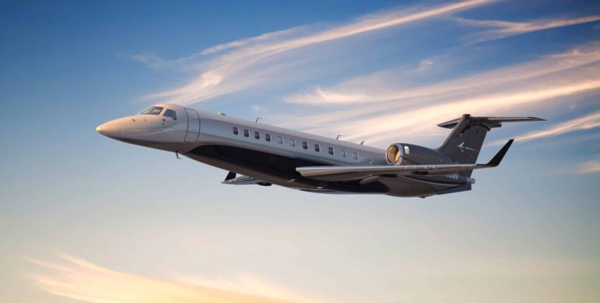 Legacy 650 au décollage