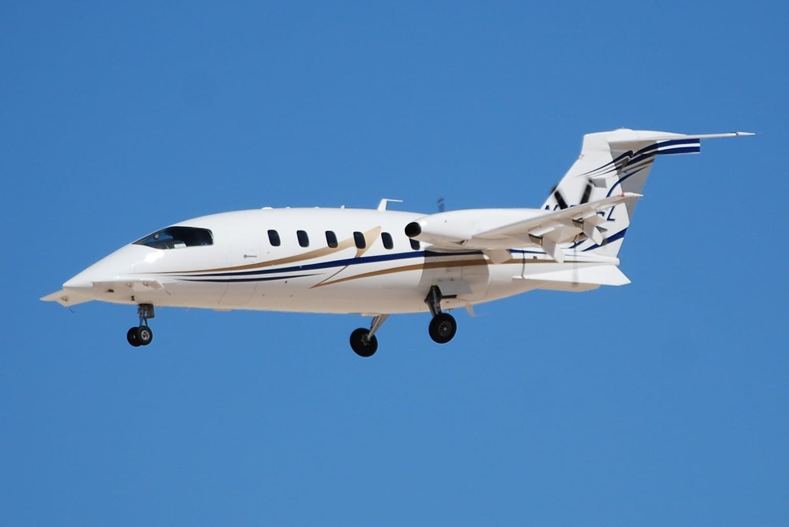 Piaggio avanti P180 en vol