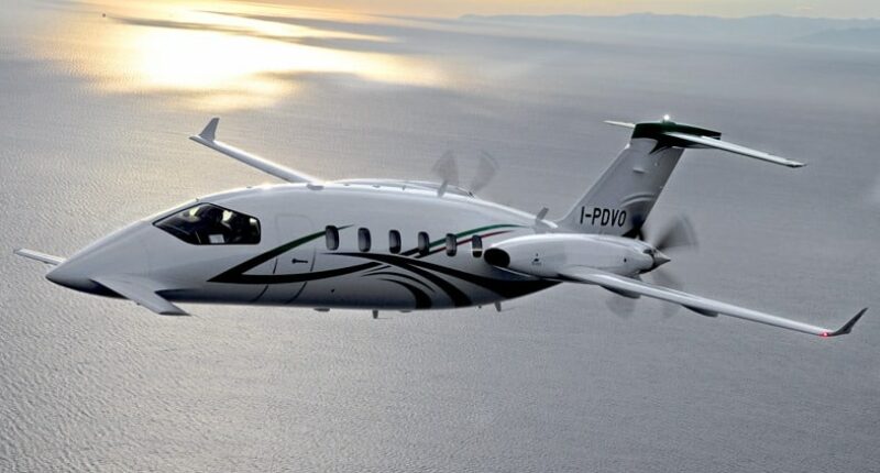 Piaggio avanti P180 vue intérieure