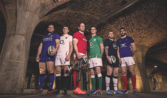 Joueurs de Rugby pour le Tournoi des Six Nations