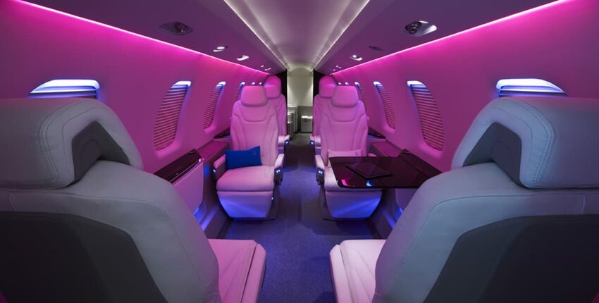 Pilatus PC 24 intérieur
