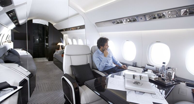 Falcon 6X vue intérieure