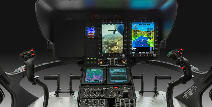 Localisation EC 135 VIP cockpit high-tech et moderne