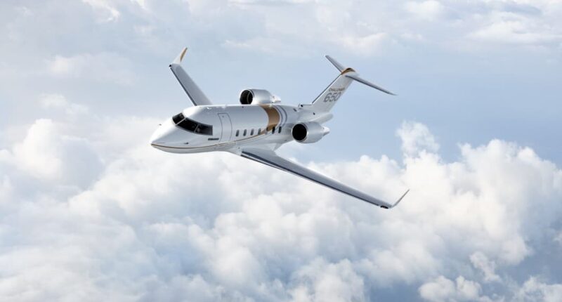 Location de jet privé Challenger 650 intérieur