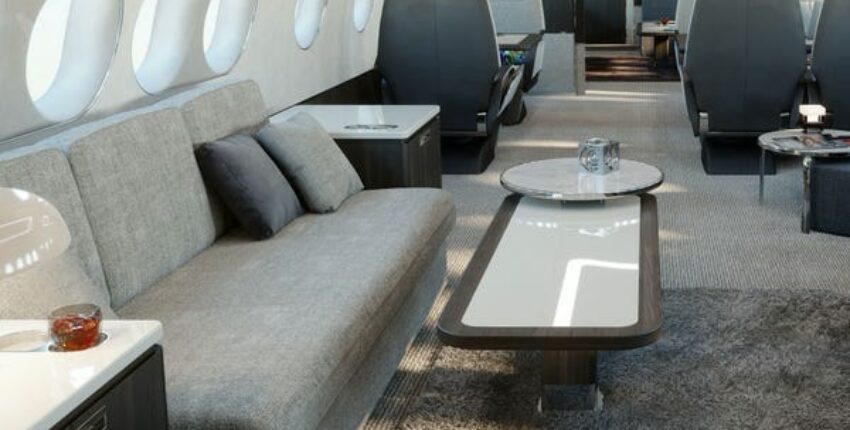 location de jet privé intérieur ACJ 220