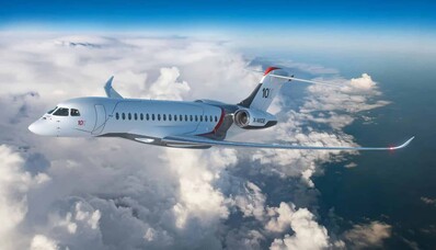 Dassault Aviation, en güçlü özel jeti Falcon 10X’i piyasaya sürdü