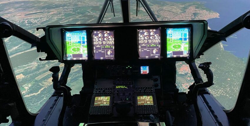 Cockpit hélicoptère h160