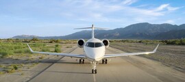 Intérieur luxueux cabine Astra - location de jet privé.