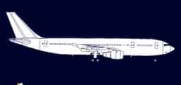 Location de jet privé – Avion commercial en profil.