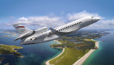 Falcon 8X kabinini geliştiriyor