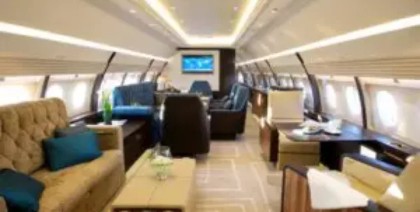 **location de jet privé**: Intérieur luxueux Airbus A320