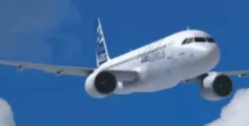 location de jet privé : Airbus A320 dans le ciel
