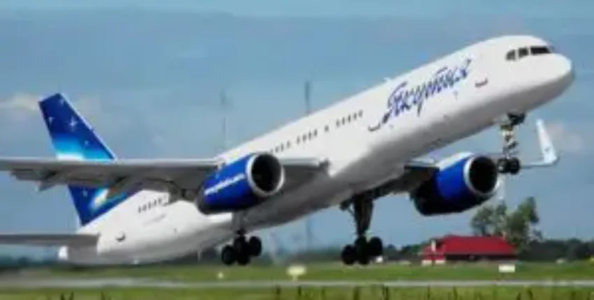 location de jet privé: Un Boeing 767-200 prend son envol.