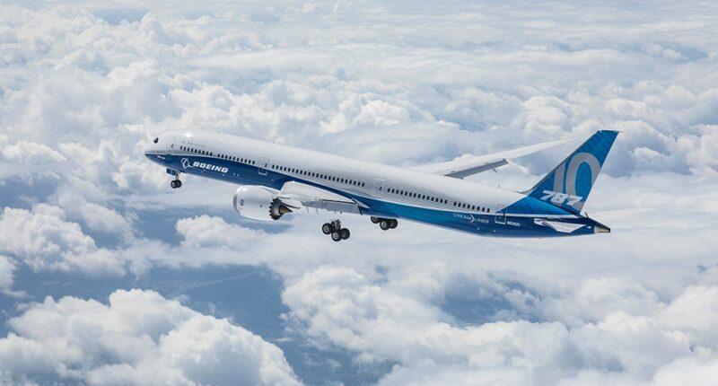 Boeing 787 Dreamliner intérieur