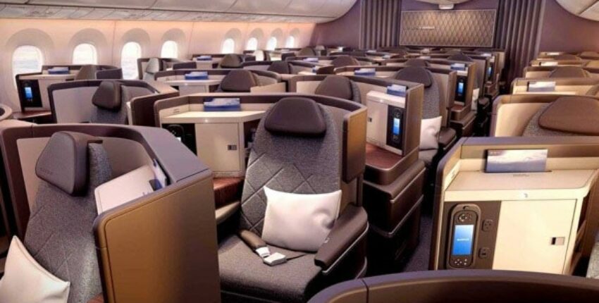 Boeing 787 Dreamliner intérieur